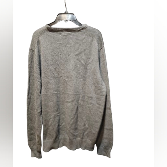 Goodthreads Men's 100% Cotton Gray Lightweight Sweater XL - Picture 2 of 4